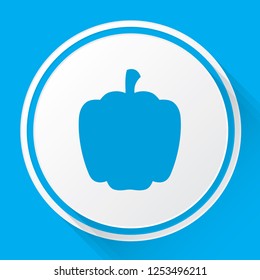 An Illustrated Icon Isolated on a Background - Pepper