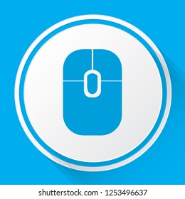 An Illustrated Icon Isolated on a Background - Mouse