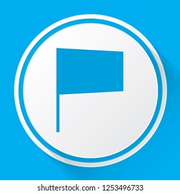 An Illustrated Icon Isolated on a Background - Lower Arc Flag