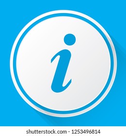 An Illustrated Icon Isolated on a Background - Information