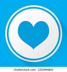 An Illustrated Icon Isolated on a Background - Hearts Card Suit
