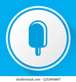 An Illustrated Icon Isolated on a Background - Ice Lolly