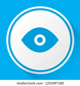 An Illustrated Icon Isolated on a Background - Eye