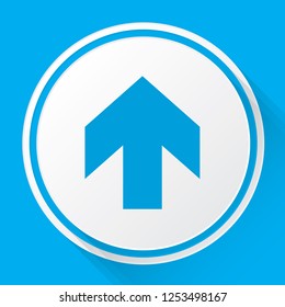 An Illustrated Icon Isolated on a Background - Arrow Up