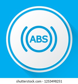 An Illustrated Icon Isolated on a Background - ABS Light