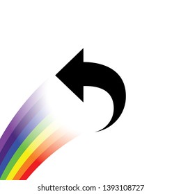 An Illustrated Icon Isolated on a Background - Undo