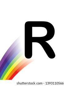 An Illustrated Icon Isolated on a Background - R