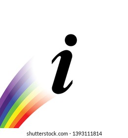 An Illustrated Icon Isolated on a Background - Information