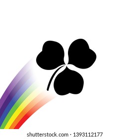 An Illustrated Icon Isolated on a Background - Clover