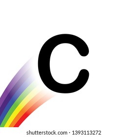 An Illustrated Icon Isolated on a Background - C