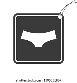 An Illustrated Icon Isolated On A Background - Womens Briefs