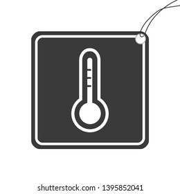 An Illustrated Icon Isolated on a Background - Thermometer