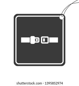 An Illustrated Icon Isolated on a Background - Seatbelt Light-30