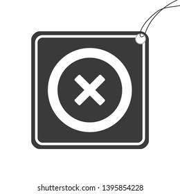 An Illustrated Icon Isolated on a Background - Round Cross-79