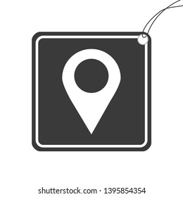 An Illustrated Icon Isolated on a Background - Pointer