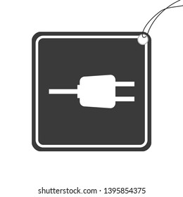 An Illustrated Icon Isolated on a Background - Plug
