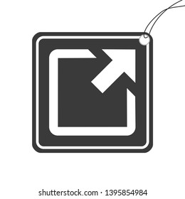 An Illustrated Icon Isolated on a Background - Outgoing