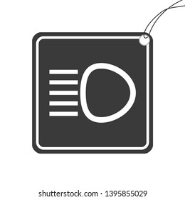 An Illustrated Icon Isolated on a Background - Main Headlights Light
