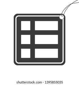 An Illustrated Icon Isolated on a Background - Menu with Icons