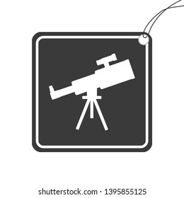 An Illustrated Icon Isolated on a Background - Large Telescope