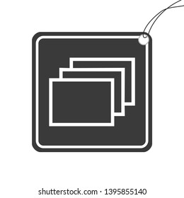 An Illustrated Icon Isolated on a Background - Layers