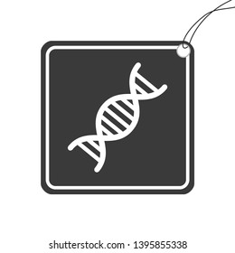 An Illustrated Icon Isolated on a Background - Double Helix