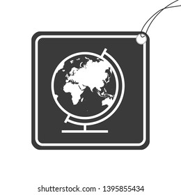 An Illustrated Icon Isolated on a Background - Globe Europe Asia Oceania