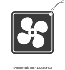 An Illustrated Icon Isolated on a Background - Car Fan