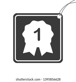 An Illustrated Icon Isolated on a Background - 1st Place Rosette