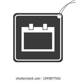 An Illustrated Icon Isolated on a Background - Calendar