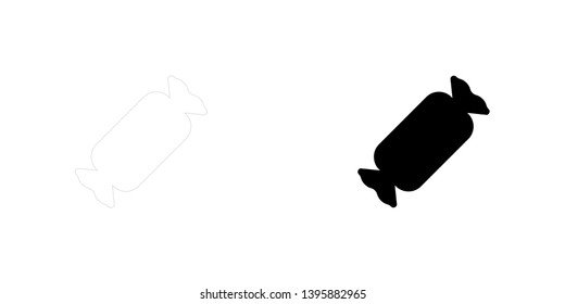 An Illustrated Icon Isolated on a Background - Candy