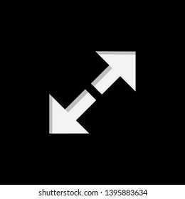 An Illustrated Icon Isolated on a Background - Zoom In