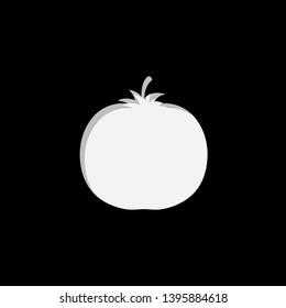 An Illustrated Icon Isolated on a Background - Tomato