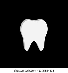 An Illustrated Icon Isolated on a Background - Tooth
