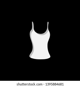 An Illustrated Icon Isolated on a Background - Vest Top