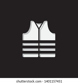An Illustrated Icon Isolated on a Background - Safety Vest