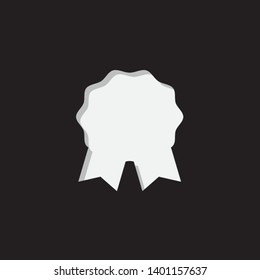 An Illustrated Icon Isolated on a Background - Rosette