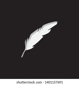 An Illustrated Icon Isolated on a Background - Quill