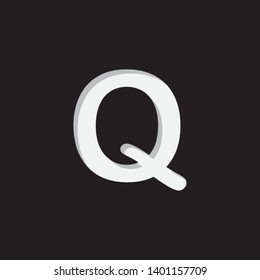 An Illustrated Icon Isolated on a Background - Q