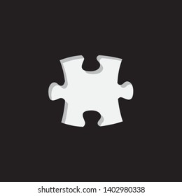 An Illustrated Icon Isolated on a Background - Puzzle Piece