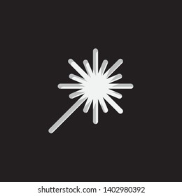 An Illustrated Icon Isolated on a Background - Laser Equipment