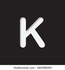 An Illustrated Icon Isolated on a Background - K