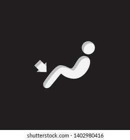 An Illustrated Icon Isolated on a Background - Foot well fans