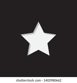 An Illustrated Icon Isolated on a Background - 5 Pointed Star