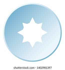 An Illustrated Icon Isolated on a Background - Sunshine