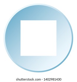 An Illustrated Icon Isolated on a Background - Stop