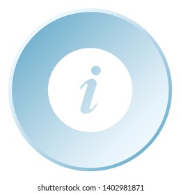 An Illustrated Icon Isolated on a Background - Round Information