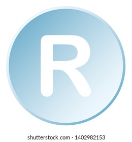 An Illustrated Icon Isolated on a Background - R