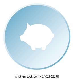 An Illustrated Icon Isolated on a Background - Pig
