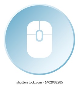 An Illustrated Icon Isolated on a Background - Mouse
